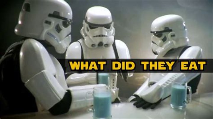 What did stormtroopers eat?