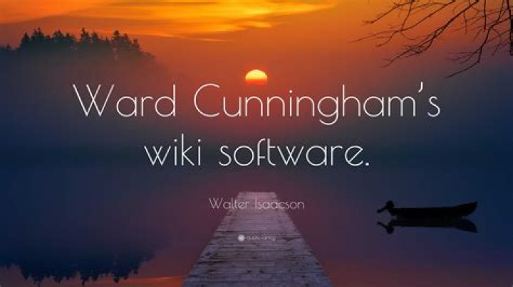 What did Ward Cunningham do?