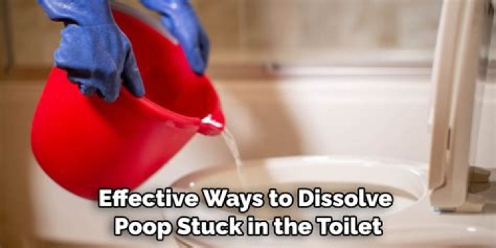 What dissolves poop fast?