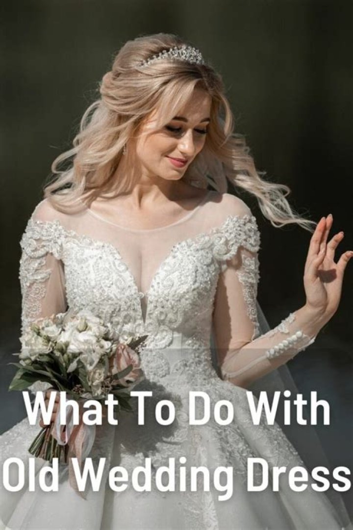 What do I do with my old wedding dress UK?