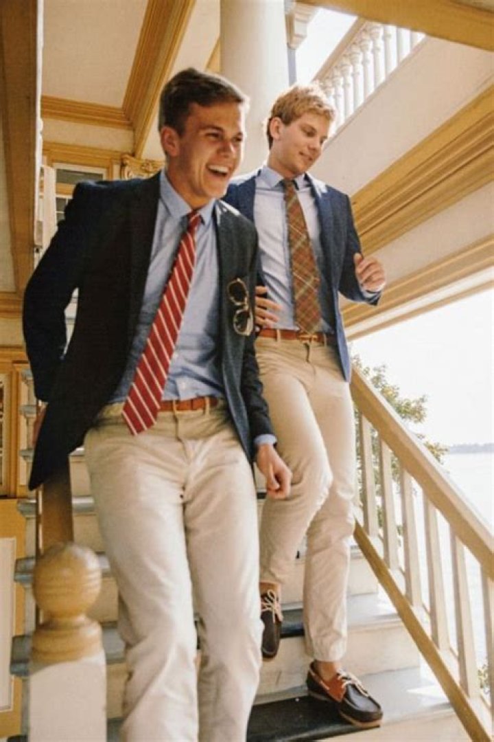 What do preppy men wear?