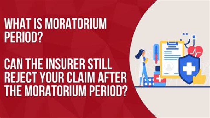 What do you mean moratorium?