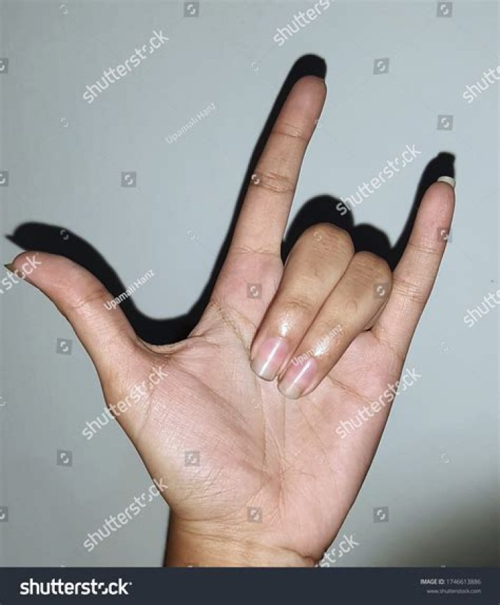 What does 3 fingers up mean in a photo?