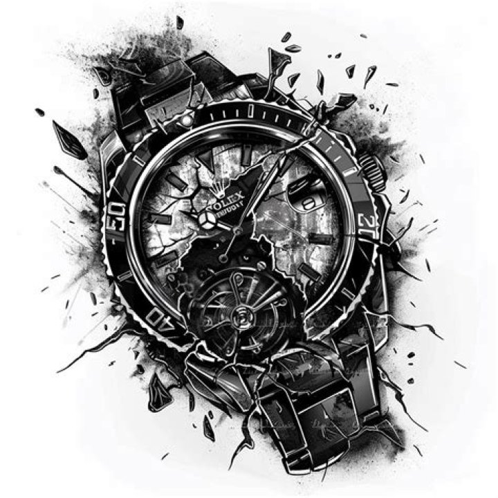 What does a broken watch tattoo mean?