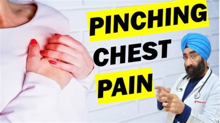 What does a pinching feeling in the chest mean?