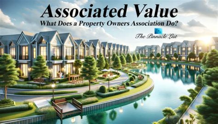 What does a property owners association do?