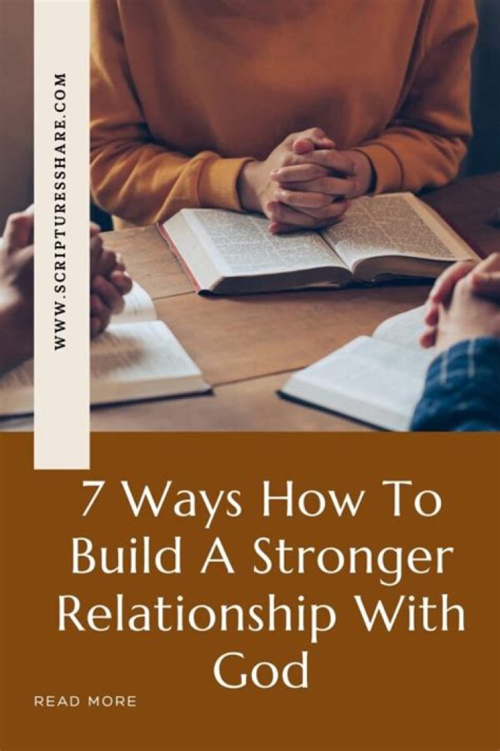 What does a strong relationship with God look like?