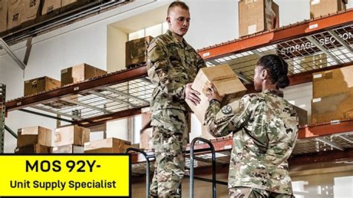 What does a supply specialist do in the Army?