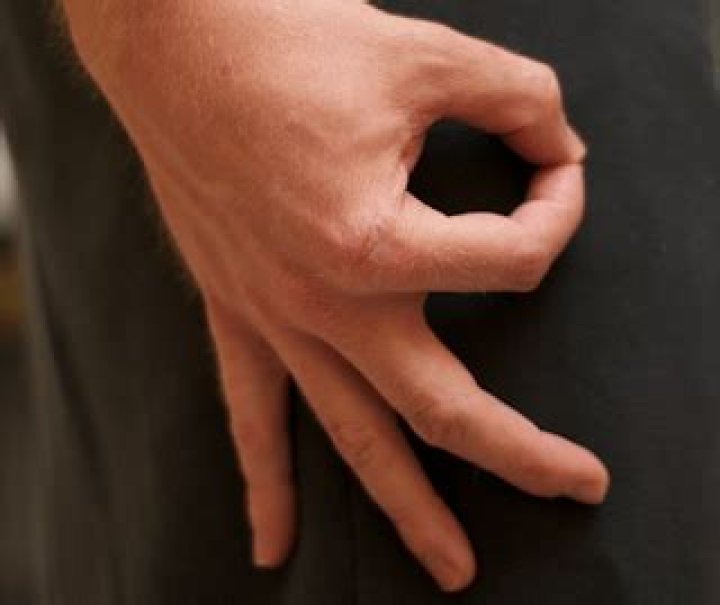 What does an upside down ok mean?