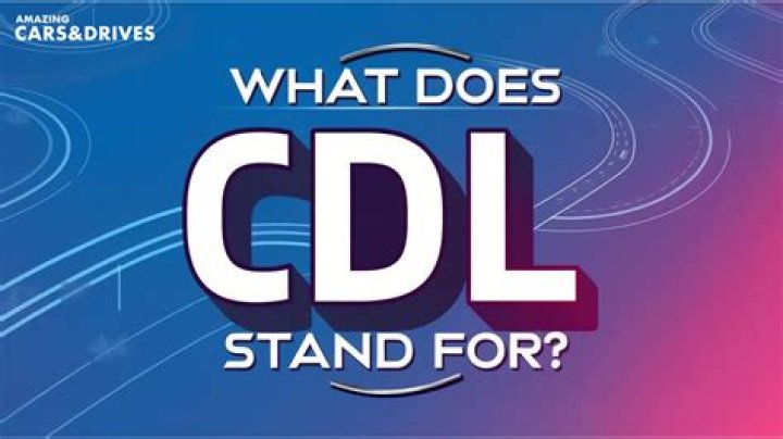 What does CDL stand for gun?