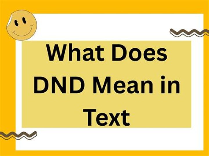 What does DND mean in business?