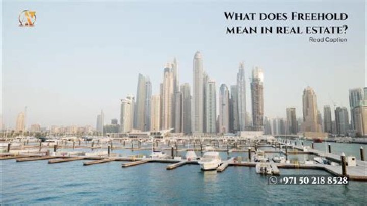 What does freehold mean in real estate?