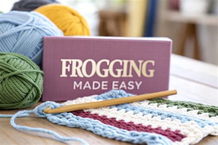 What does frogging mean in crochet?