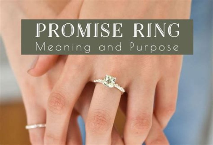 What does it mean if your boyfriend gives you a promise ring?