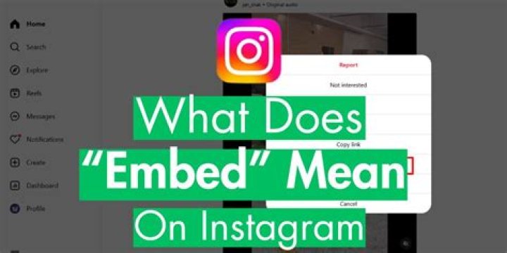 What does it mean to embed media?