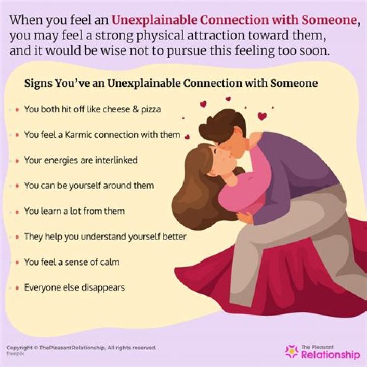 What does it mean when you feel a deep connection with someone?