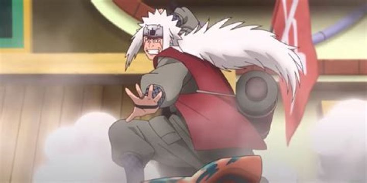 What does jiraiya carry on his back?