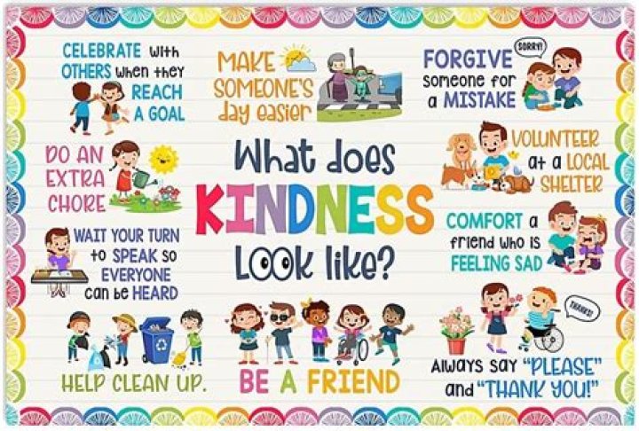 What does kindness look like?