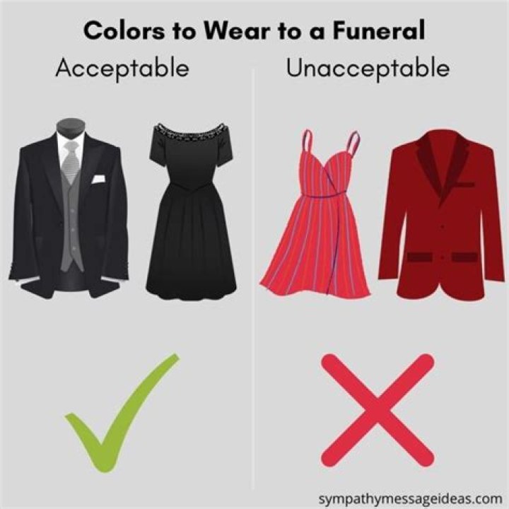 What does pink mean at a funeral?