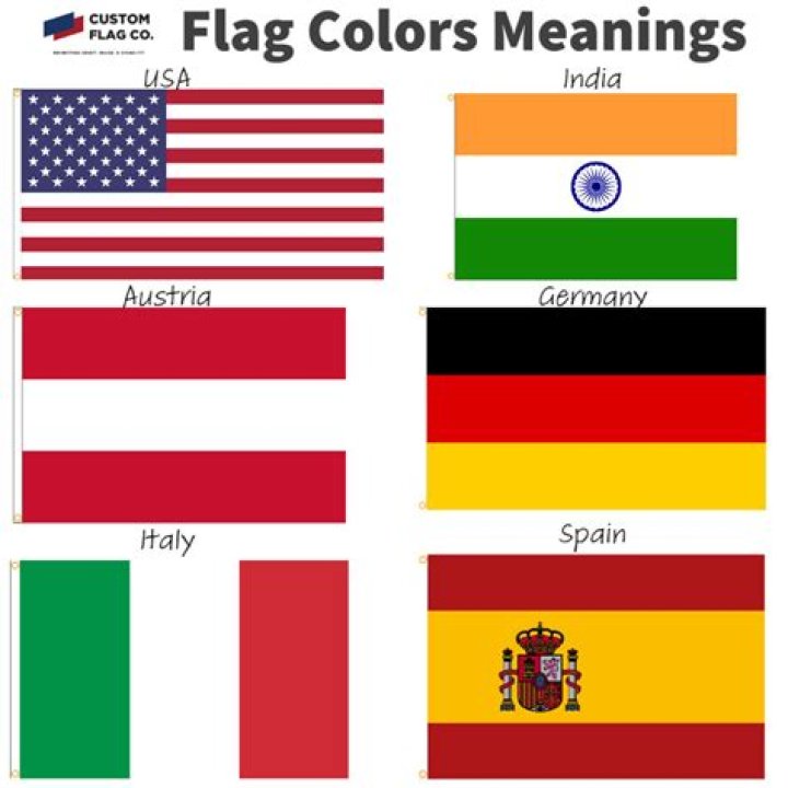 What does reverse image on flag mean?
