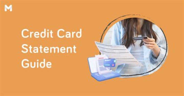 What does your credit card statement tell you?
