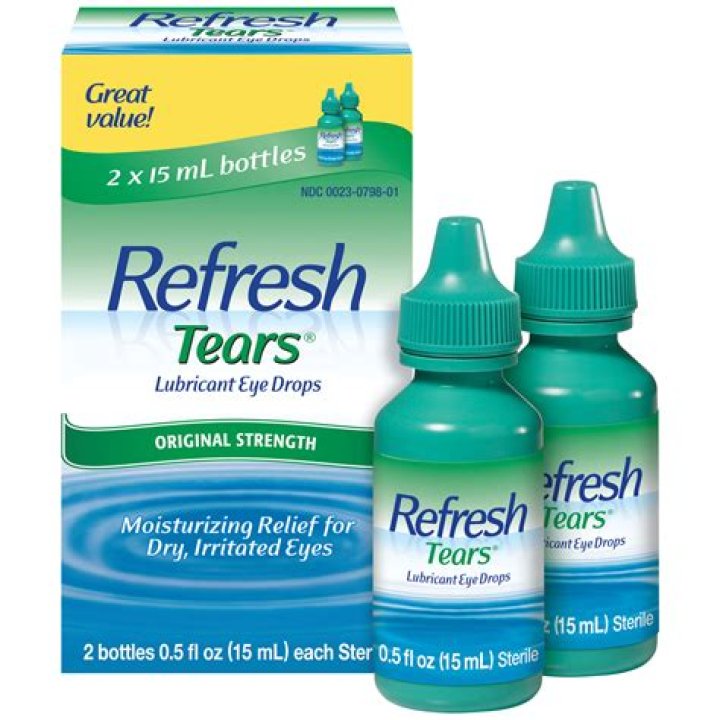 What eye drops to use for welders flash?