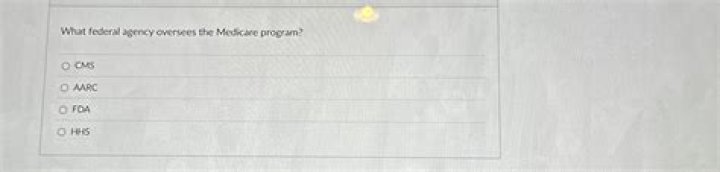 What federal agency oversees the Medicare program?