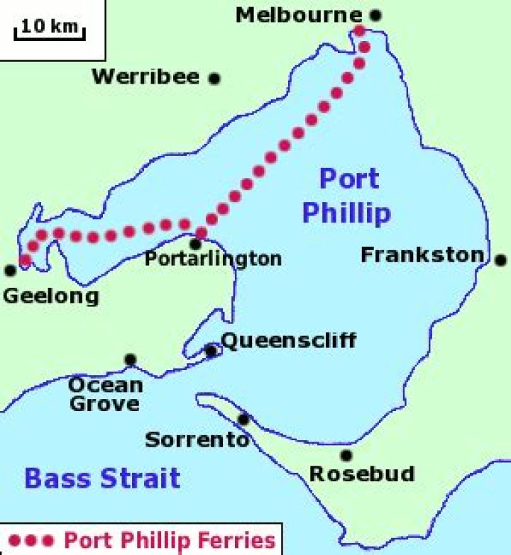 What happened to Port Phillip Bay around 6000 10 000 years ago?