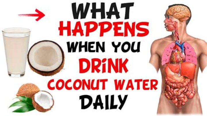 What happens if we drink coconut water daily?