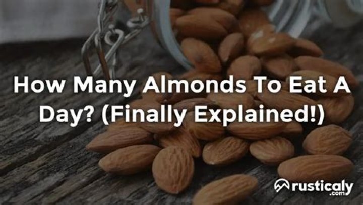 What happens if we eat 10 almonds daily?