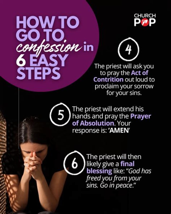 What happens when you confess your sins?