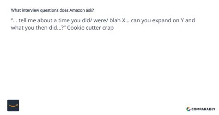 What interview questions does Amazon ask?