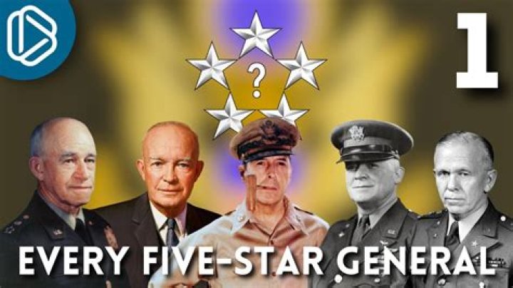 What is a 5 star general pay?