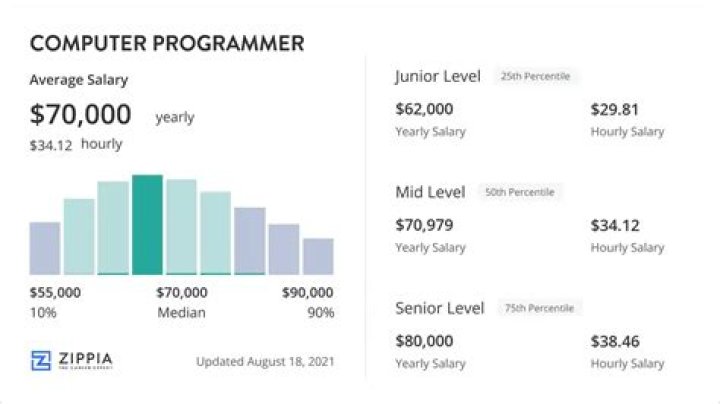 What is a computer programmer monthly salary?