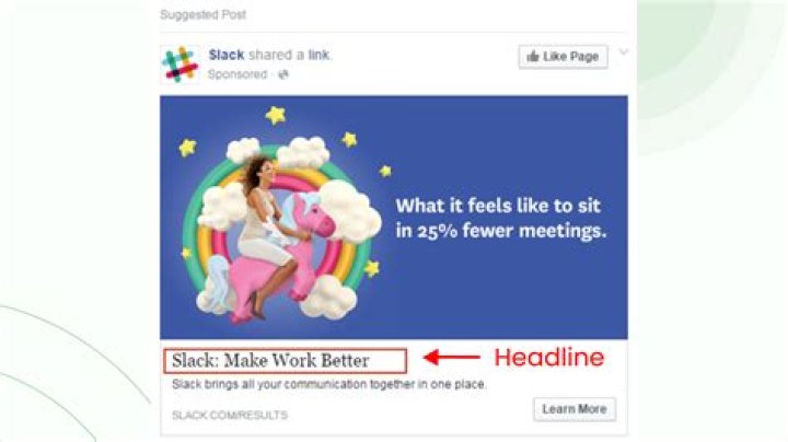 What is a main headline?