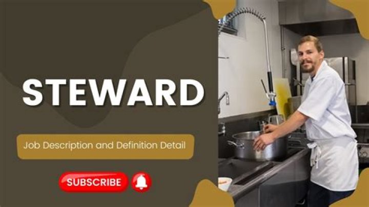 What is a Navy steward?