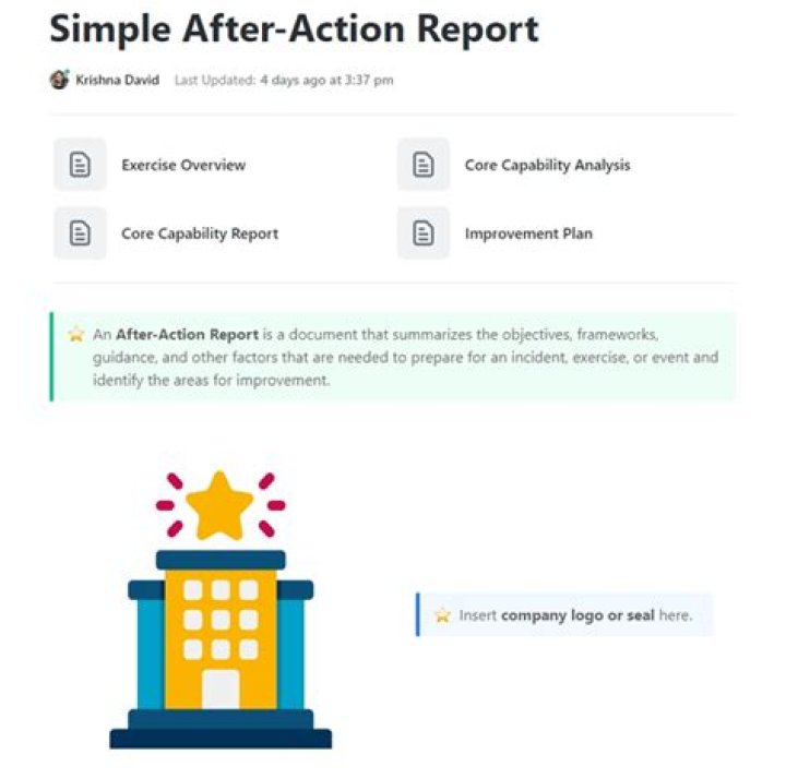 What is a public after action report?