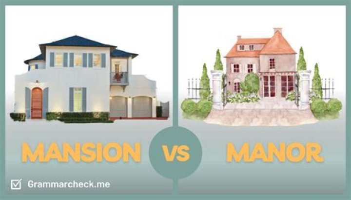 What is an estate vs manor?