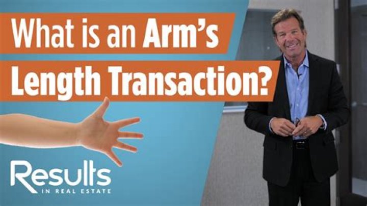 What is arms length transaction in real estate?