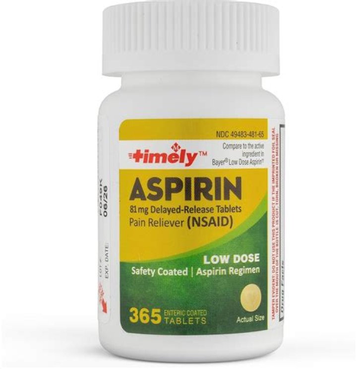 What is aspirin 81 used for?