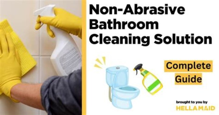 What is considered a non abrasive cleaner?
