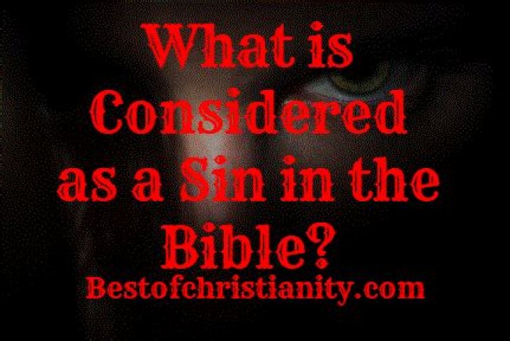 What is considered a sin?