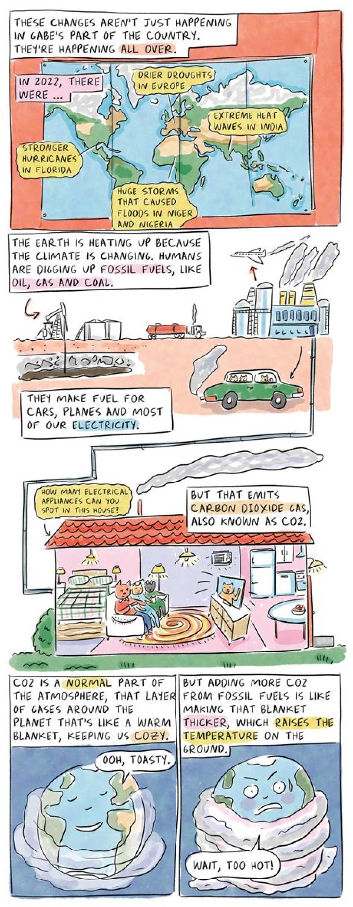 What is considered as the first daily comic strip in the US?