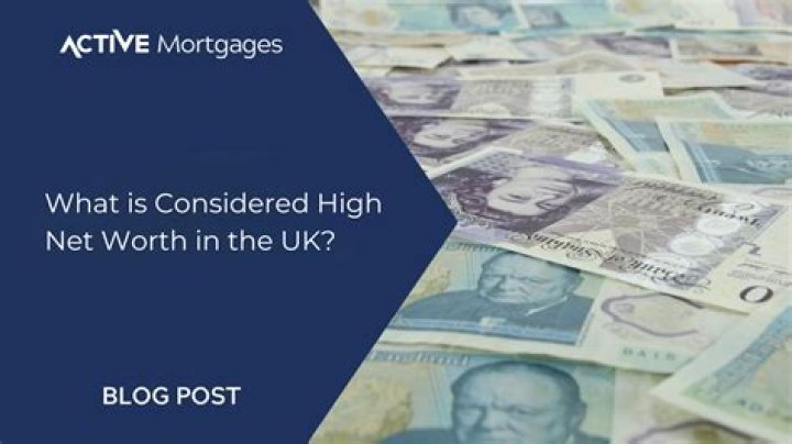 What is considered high net worth?