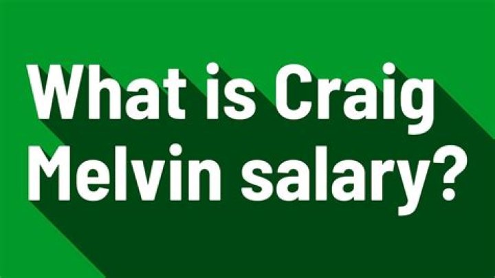 What is Craig Melvin salary?
