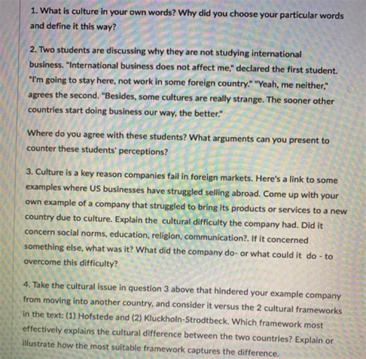 What is culture in your own words?