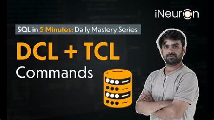What is DCL and TCL?