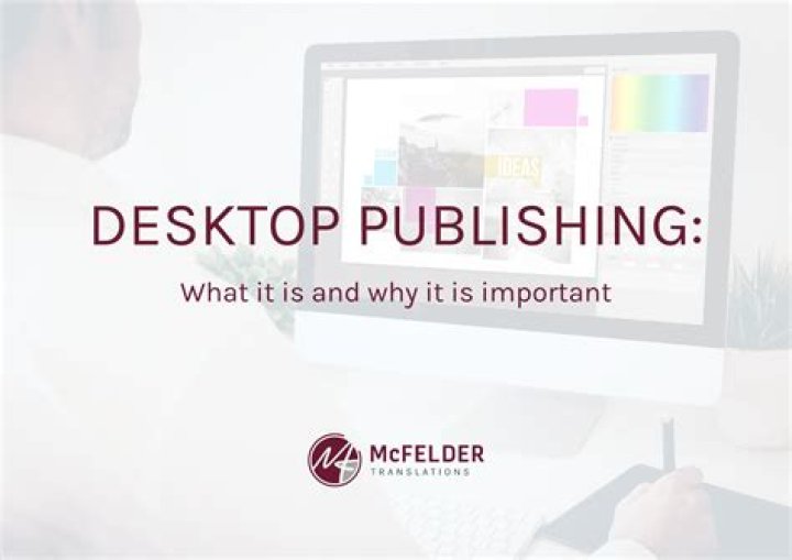 What is desktop publishing design?