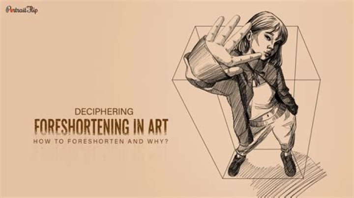 What is foreshortened in art?