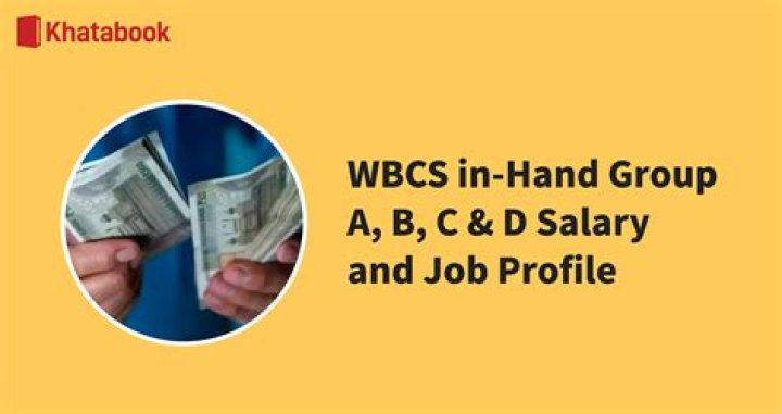 What is in hand salary of Wbcs Group A officer?